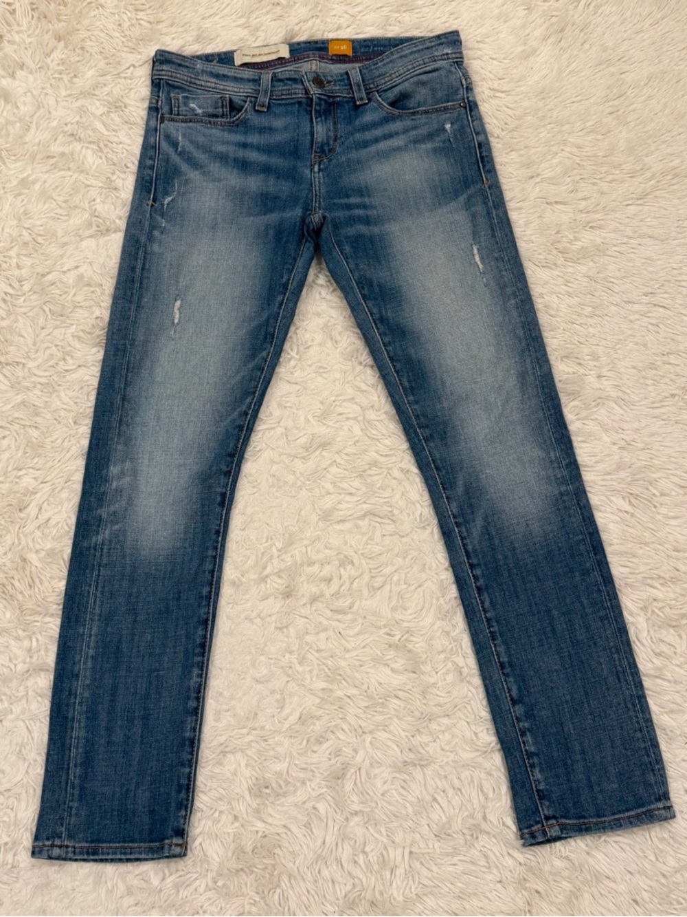 Pilcro‎ Anthropologie Hyphen Jeans Women’s 26 Mid-Rise Slim Straight Leg Stretch